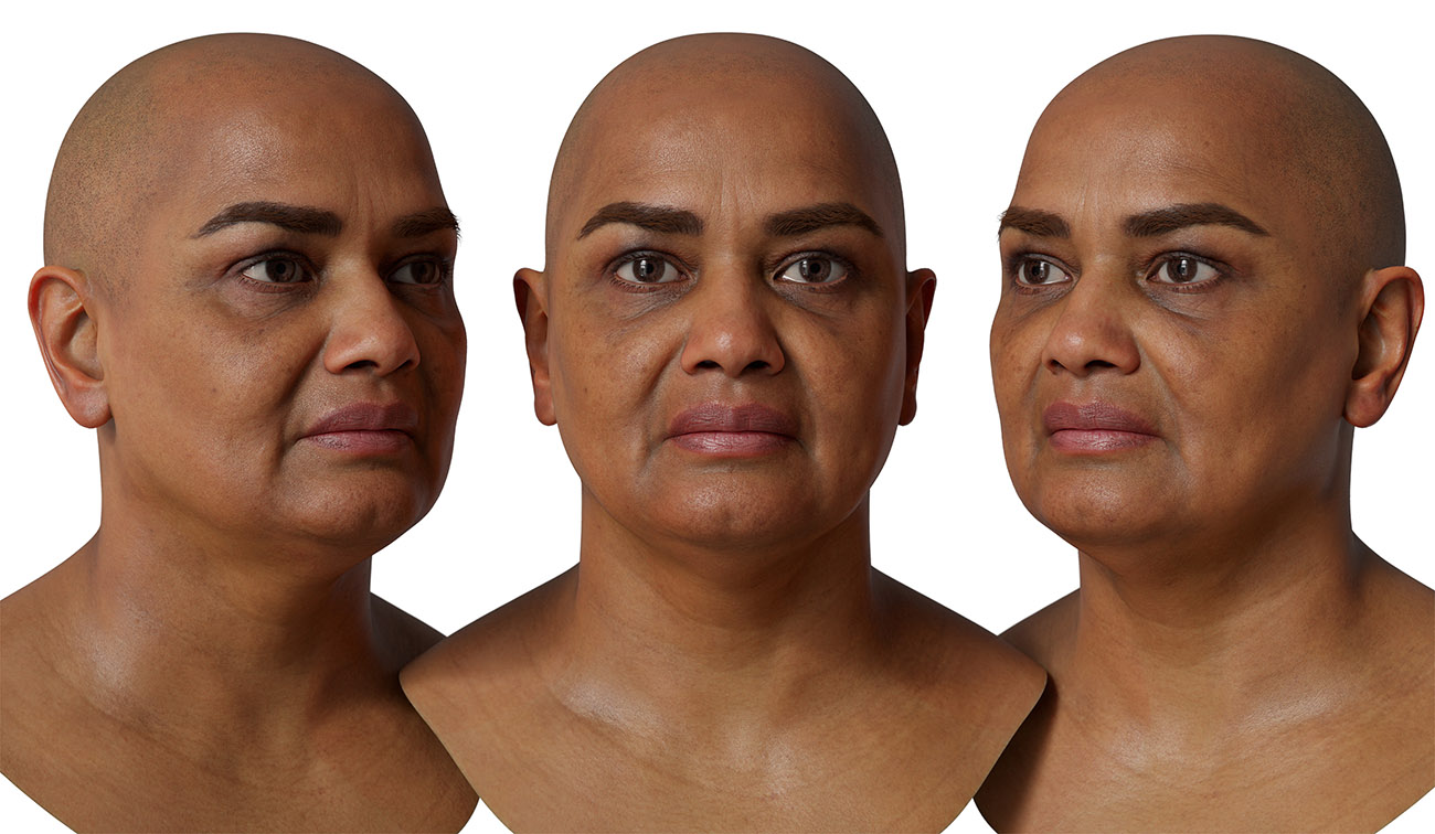 Male 3d head scan download